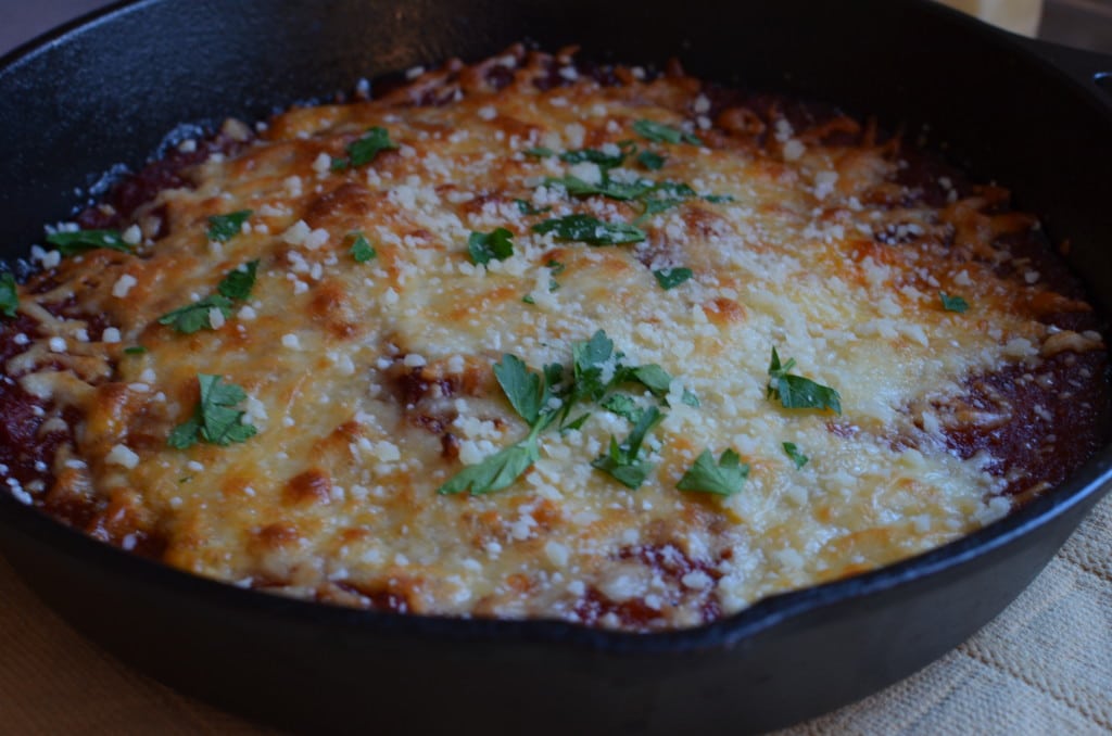 Easy Skillet Eggplant Parmesan/24 Carrot Kitchen