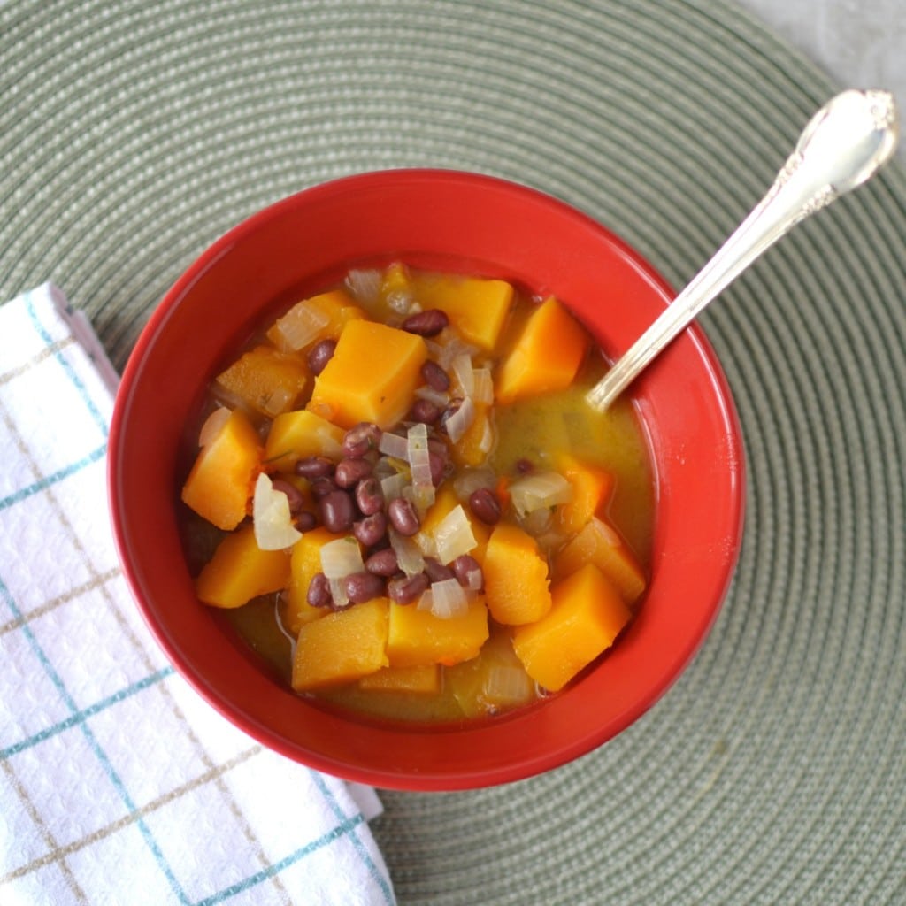 Butternut Squash and Aduki Soup/24 Carrot Kitchen