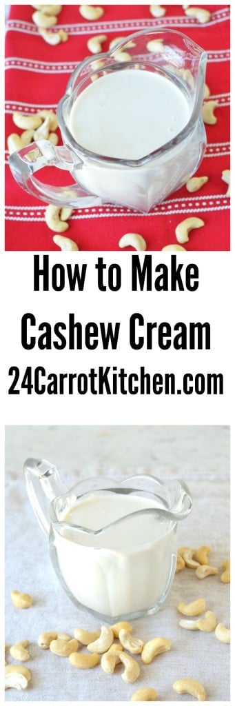 Learn How To Make Cashew Cream with Only Two Ingredients