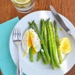 Poached Eggs with Asparagus/24 Carrot Kitchen