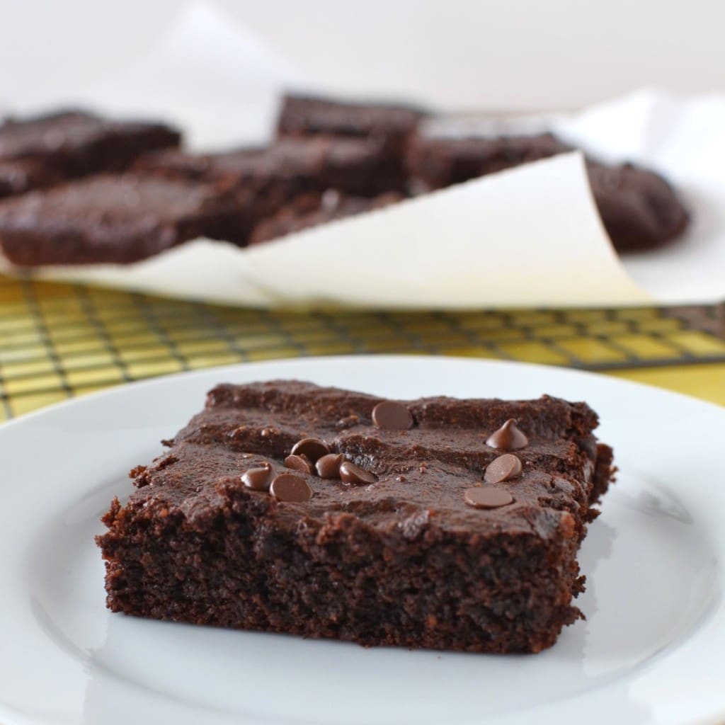 Flourless Brownie on a plate - 24 Carrot Kitchen