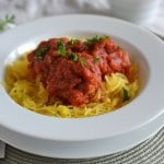 Spaghetti Squash with Turkey Meatballs - 24 Carrot Kitchen