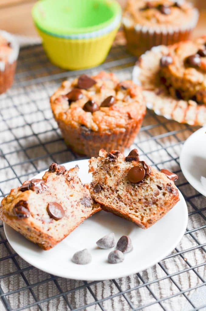 Coconut flour muffins on plate!