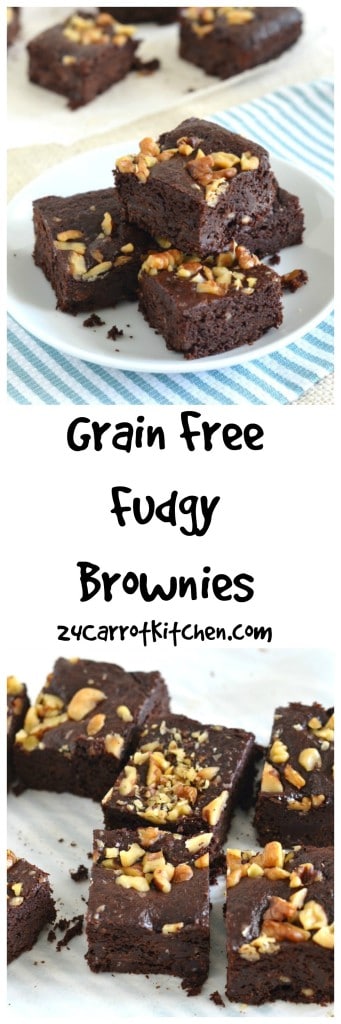 Grain Free Fudgy Brownies - 24 Carrot Kitchen