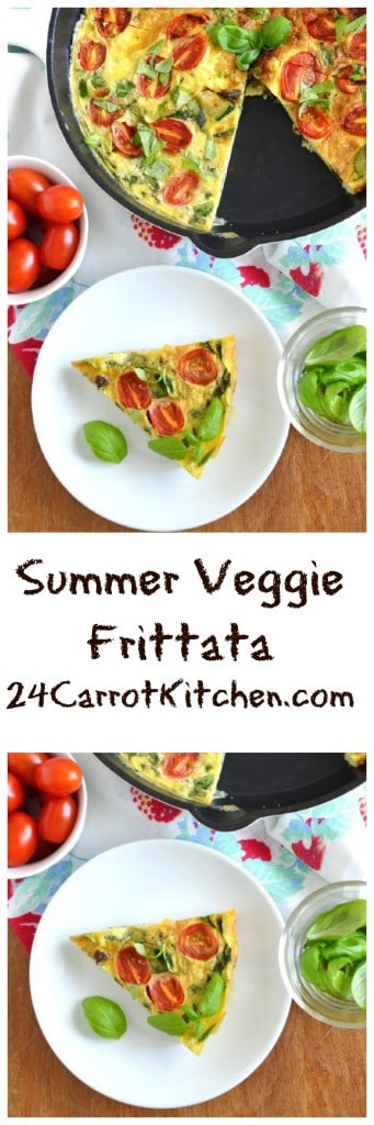 Summer Veggie Frittata - 24 Carrot Kitchen