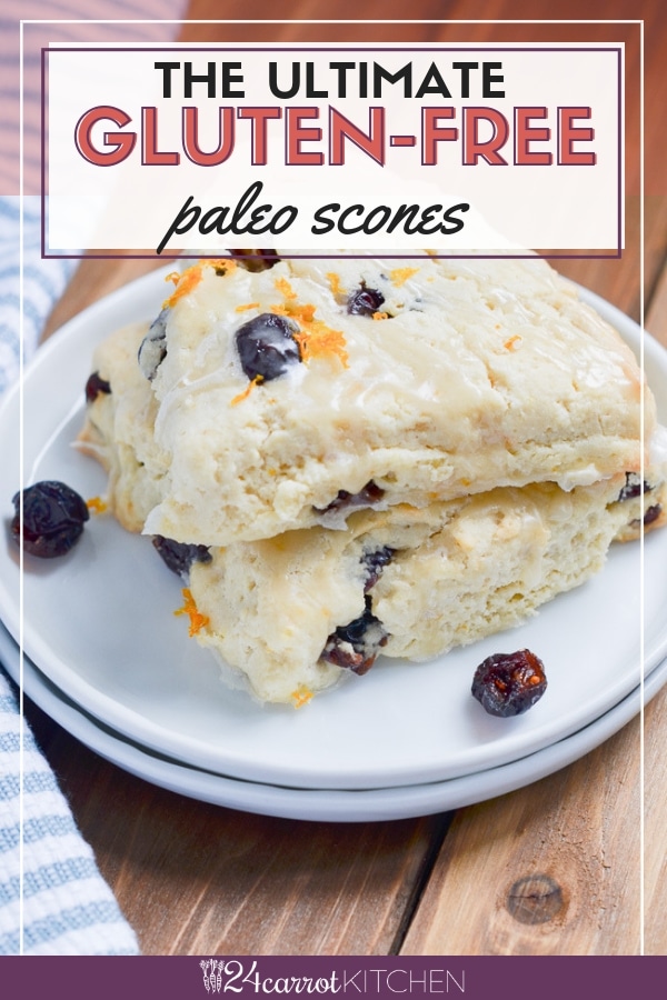 How To Make Amazing Paleo Scones! You'll be amazed at the delicious texture of these super easy to make scones! Just a few ingredients are needed, one bowl and ready in a half hour! Definitely, PIN for later! #Paleo #Paleorecipes #scones #dairy-free #gluten-free #grainfree #Paleobreakfast #breakfast