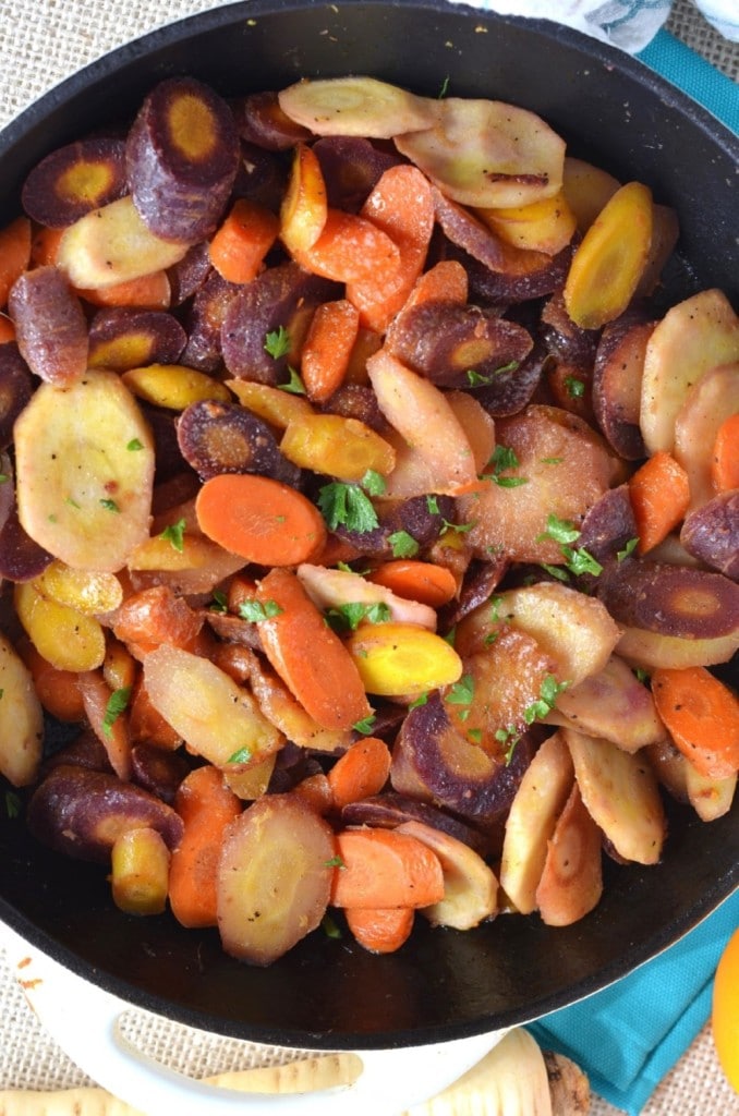 Orange Ginger Glazed Carrots and Parsnips - 24 Carrot Kitchen