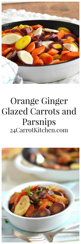 Orange Ginger Glazed Carrots and Parsnips - 24 Carrot Kitchen