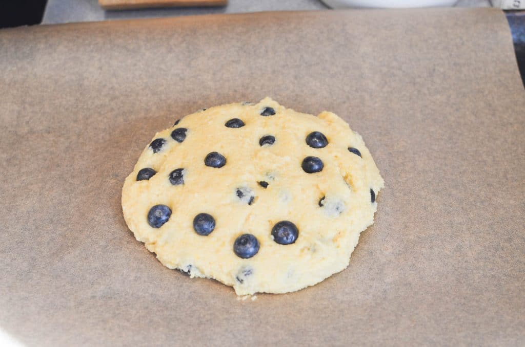 Gluten Free Blueberry Scone Dough - 24 Carrot Kitchen