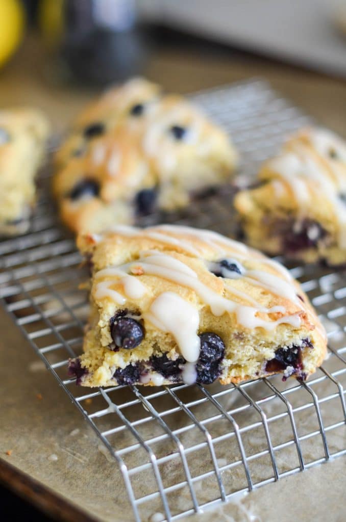 Gluten Free Blueberry Scones - 24 Carrot Kitchen