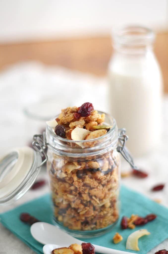 Paleo Granola in a jar - 24 Carrot Kitchen