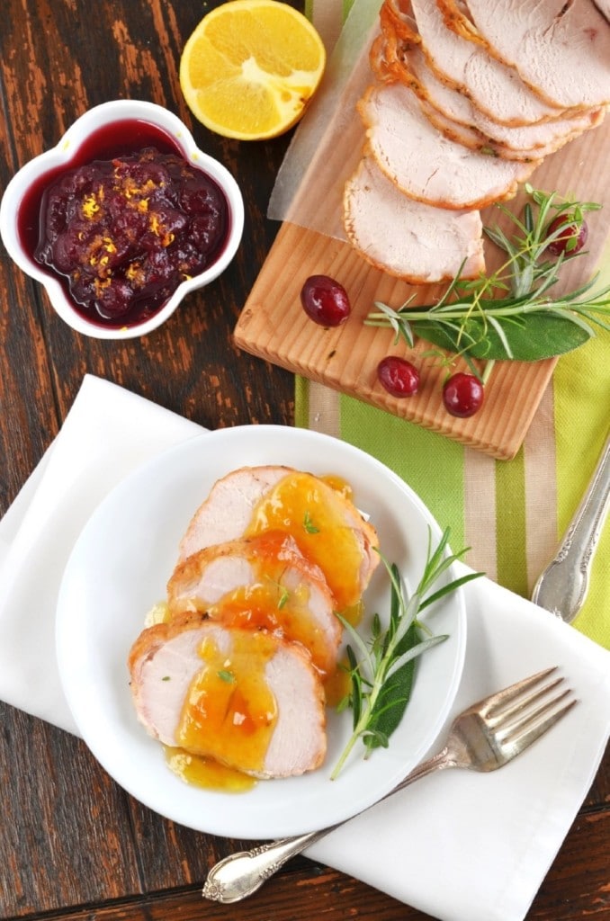 Roasted Turkey Breast with Peach Glaze Recipe - 24 Carrot Kitchen