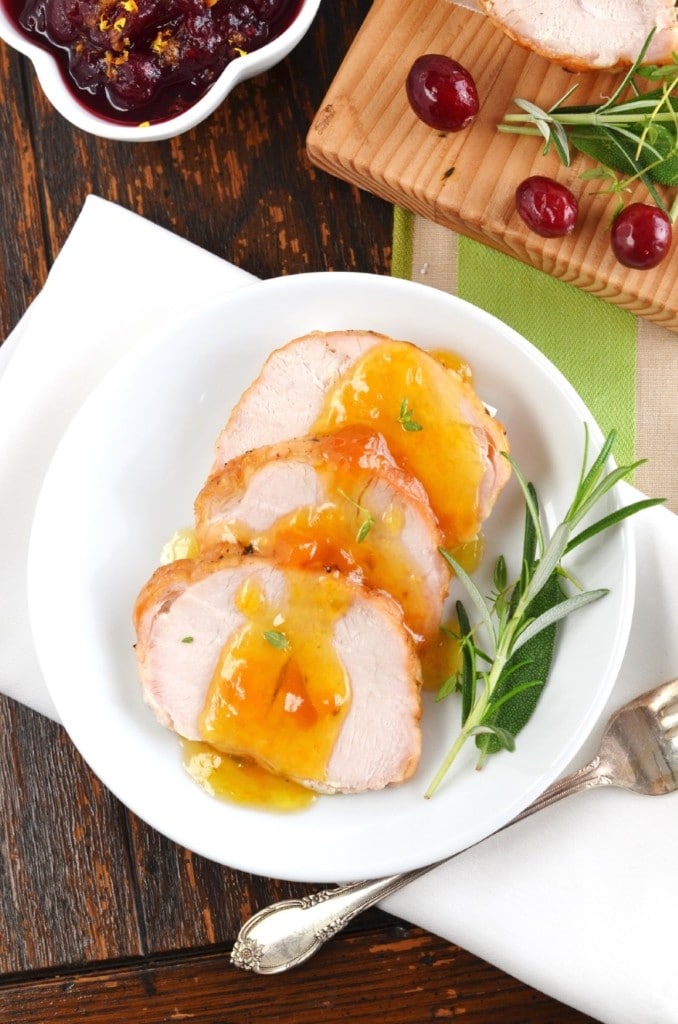 Roasted Turkey Breast with Peach Glaze Recipe - 24 Carrot Kitchen