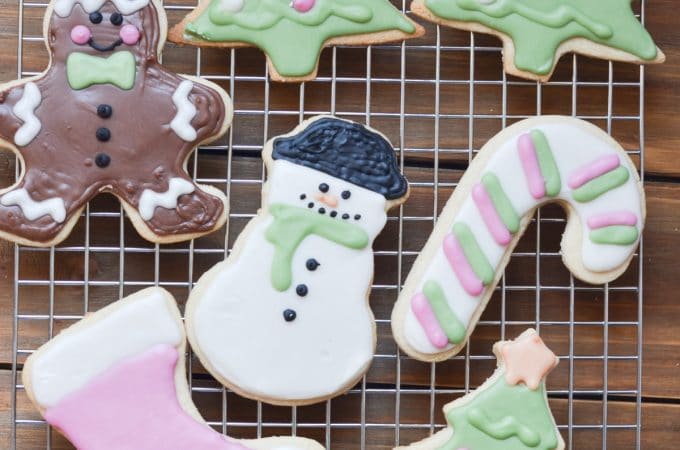 vegan sugar cookies - dairy-free Christmas cutout cookies!