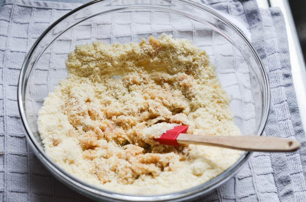 vegan Sugar Cookies in mixing bowl - 24 Carrot Kitchen