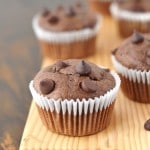 Paleo Double Chocolate Chip Muffins - 24 Carrot Kitchen