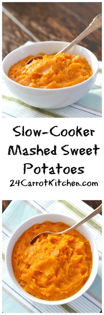 How To Make Easy Slow-Cooker Mashed Sweet Potatoes - 24 Carrot Kitchen