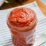 Whole30 Ketchup in jar. - 24 Carrot Kitchen