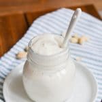 Dairy-free sour cream in glass jar. - 24 Carrot Kitchen