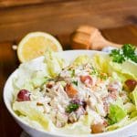 Whole30 chicken salad in a bowl - 24 Carrot Kitchen