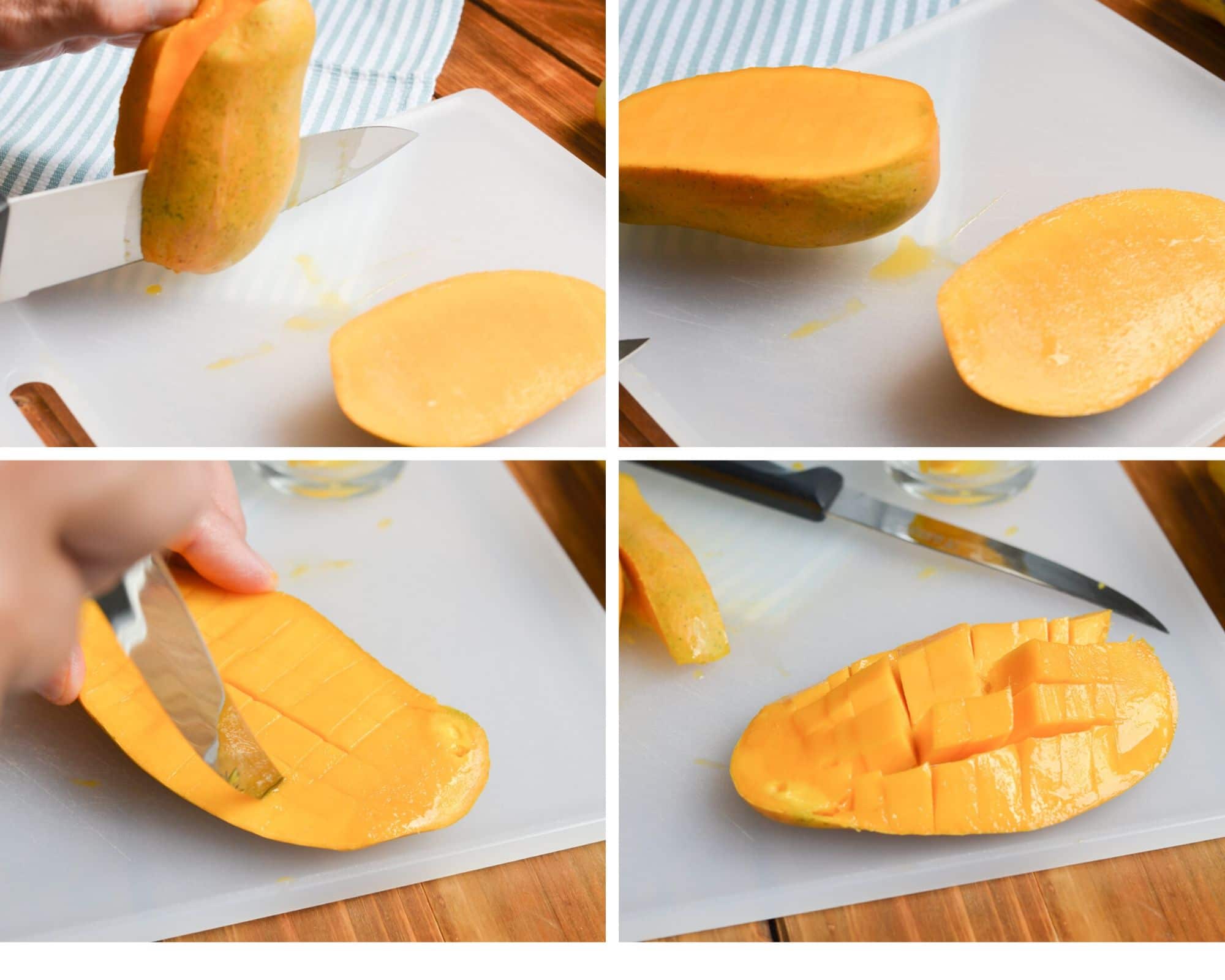 How to cut a mango directions.