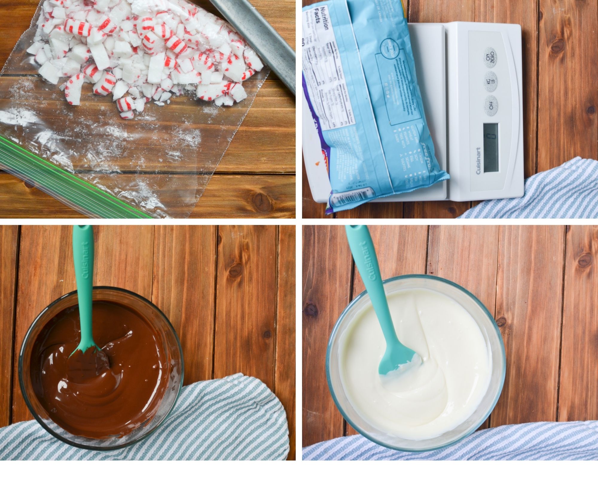 step by step tutorial peppermint bark.